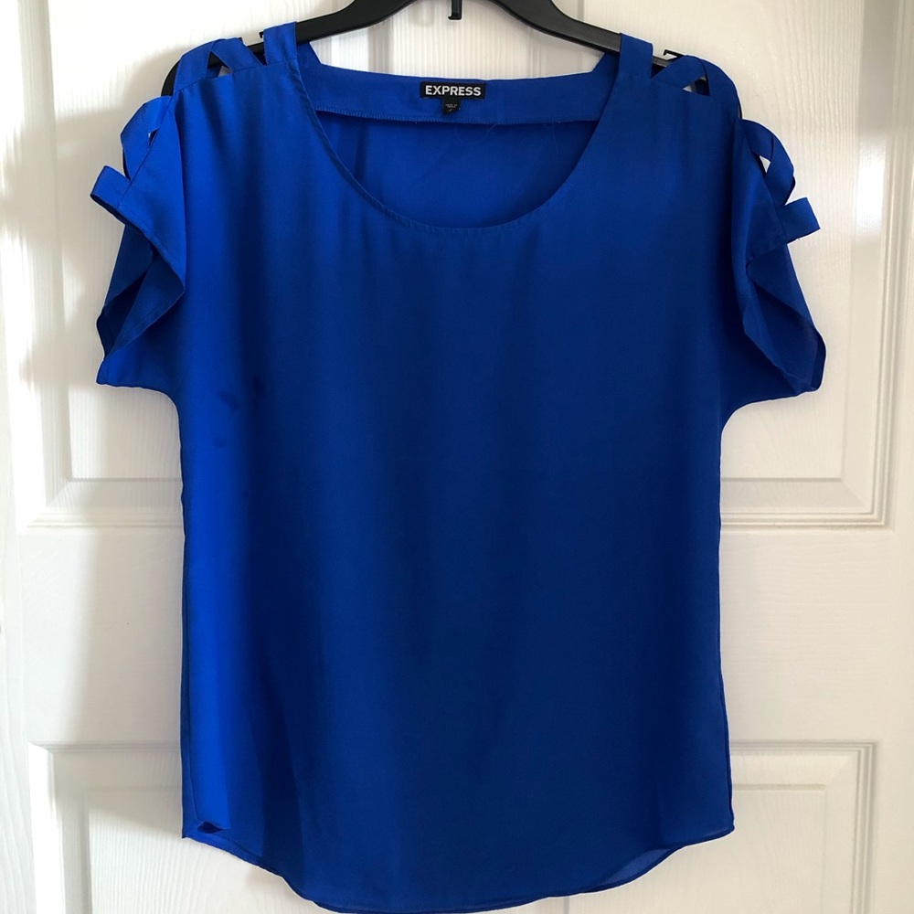 Lattice Sleeve Blouse